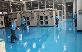 東莞富源車庫環氧地坪VR